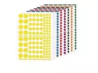 Een Agipa Stickers 1.040 stuks, cirkels koop je bij ShopXPress
