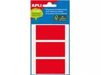 Een Apli gekleurde etiketten in etui rood (2073) koop je bij ShopXPress