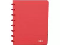 Een Atoma Trendy schrift, ft A5, 144 bladzijden, commercieel geruit, transparant rood koop je bij ShopXPress