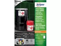 Een Avery Etiketten Ultra Heavy Duty, ft 210 x 148 mm, wit, pak van 100 etiketten koop je bij ShopXPress