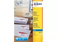 Een Avery J8163-10 adresetiketten ft 99,1 x 38,1 mm (b x h), 140 etiketten wit koop je bij ShopXPress