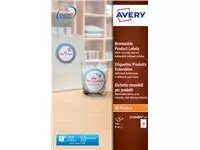 Een Avery L7104REV-20 verwijderbare productetiketten, diameter 60 mm, 240 etiketten, wit koop je bij ShopXPress