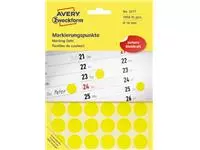 Een Avery Ronde etiketten diameter 18 mm, geel, 1.056 stuks koop je bij ShopXPress