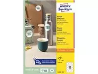 Een Avery Zweckform ronde etiketten, 60 mm, doos van 1.200 stuks, wit koop je bij ShopXPress
