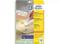 Een Avery afneembare witte etiketten Stick &amp; Lift koop je bij ShopXPress