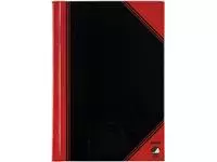 Een Bantex notitieboekje, ft A5, 192 bladzijden, gelijnd, rood en zwart koop je bij ShopXPress