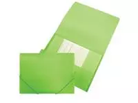 Een Beautone elastomap met kleppen, ft A4, groen koop je bij ShopXPress