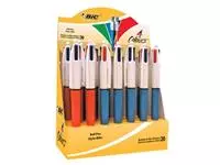 Een Bic 4 Colours Original 4-kleurenbalpen, fijn en medium, klassieke inktkleuren, doos van 20 stuks koop je bij ShopXPress