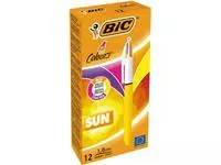 Een Bic Colours Sun 4-kleurenbalpen, medium, fashion inktkleuren, lichaam geel koop je bij ShopXPress
