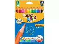 Een Bic Kids kleurpotlood Ecolutions Evolution, doos van 18 stuks koop je bij ShopXPress