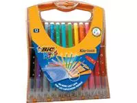 Een Bic Kids viltstiften Kid Couleur Rainbow Case met 12 viltstiften in geassorteerde kleuren koop je bij ShopXPress