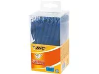 Een Bic balpen M10 Clic, doos met 50 stuks, blauw koop je bij ShopXPress