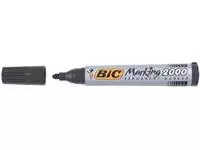 Een Bic permanent marker 2000-2300 zwart, schrijfbreedte 1,7 mm, ronde punt koop je bij ShopXPress