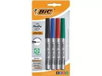 Een Bic permanent marker ECOlutions, schrijfbreedte 1,1 mm, fijne punt, geassorteerde kleuren koop je bij ShopXPress