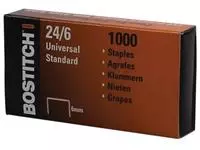 Een Bostitch nietjes 24-6-1MGAL, 6 mm, verzinkt, doos met 1000 nietjes koop je bij ShopXPress