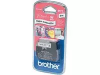 Een Brother M tape voor P-Touch 12 mm, gelamineerd, zwart op wit koop je bij ShopXPress