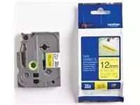 Een Brother TZe tape voor P-Touch 12 mm, zwart op geel koop je bij ShopXPress