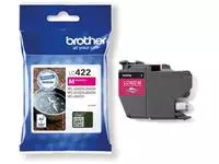 Een Brother inktcartridge, 550 pagina&#39;s, OEM LC-422M, magenta koop je bij ShopXPress