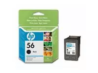 Een HP inktcartridge 56, 520 pagina's, OEM C6656AE, zwart koop je bij ShopXPress