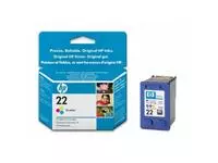 Een HP inktcartridge 22, 165 pagina's, OEM C9352AE, 3 kleuren koop je bij ShopXPress