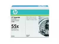 Een HP toner 55X, 12 500 pagina's, OEM CE255X, zwart koop je bij ShopXPress