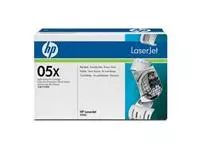 Een HP toner 05X, 6 500 pagina's, OEM CE505X, zwart koop je bij ShopXPress