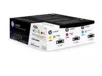 Een HP toner 410X, 5.000 pagina's, OEM CF252XM, cyaan, magenta en geel koop je bij ShopXPress