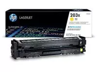 Een HP toner 203X, 2.500 pagina's, OEM CF542X, geel koop je bij ShopXPress