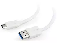 Een Cablexpert oplaad- en gegevenskabel, USB 3.0-stekker naar USB 3.1 type-C-stekker, 1,8 m koop je bij ShopXPress