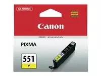 Een Canon inktcartridge CLI-551Y, 344 pagina&#39;s, OEM 6511B001, geel koop je bij ShopXPress
