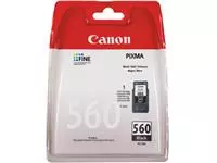 Een Canon inktcartridge PG-560XL, 400 pagina&#39;s, OEM 3712C001, zwart koop je bij ShopXPress