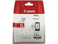 Een Canon inktcartridge PG545XL, 400 pagina&#39;s, OEM 8286B001, zwart koop je bij ShopXPress