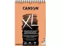 Een Canson schetsblok XL Extra White ft 21 x 29,7 cm (A4) koop je bij ShopXPress
