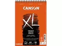 Een Canson schetsblok XL ft 14,8 x 21 cm (A5), blok van 60 blad koop je bij ShopXPress