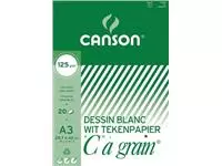 Een Canson tekenblok C à grain 125 g/m², ft 29,7 x 42 cm (A3) koop je bij ShopXPress