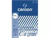 Een Canson tekenblok C à grain 224 g/m², ft 21 x 29,7 cm (A4) koop je bij ShopXPress