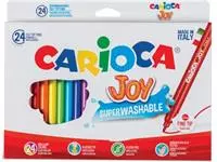 Een Carioca viltstift Superwashable Joy, 24 stiften in een kartonnen etui koop je bij ShopXPress