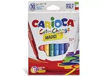 Een Carioca viltstiften Magic, 10 stiften in een kartonnen etui koop je bij ShopXPress