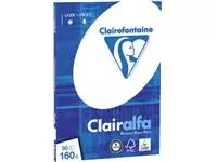 Een Clairefontaine Clairalfa presentatiepapier A4, 160 g, pak van 50 vel koop je bij ShopXPress