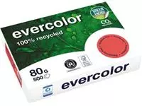 Een Clairefontaine Evercolor, gekleurd gerecycleerd papier, A4, 80 g, 500 vel, framboos koop je bij ShopXPress
