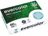 Een Clairefontaine Evercolor, gekleurd gerecycleerd papier,A4, 80 g, 500 vel, helblauw koop je bij ShopXPress