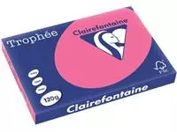 Een Clairefontaine Trophée Intens, gekleurd papier, A3, 120 g, 250 vel, fuchsia koop je bij ShopXPress