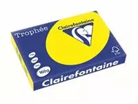 Een Clairefontaine Trophée Intens, gekleurd papier, A3, 160 g, 250 vel, zonnegeel koop je bij ShopXPress