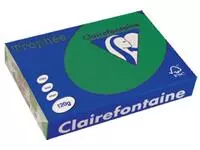 Een Clairefontaine Trophée Intens, gekleurd papier, A4, 120 g, 250 vel, dennengroen koop je bij ShopXPress
