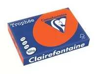 Een Clairefontaine Trophée Intens, gekleurd papier, A4, 120 g, 250 vel, kardinaalrood koop je bij ShopXPress