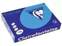 Een Clairefontaine Trophée Intens, gekleurd papier, A4, 120 g, 250 vel, koningsblauw koop je bij ShopXPress