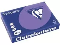 Een Clairefontaine Trophée Intens, gekleurd papier, A4, 120 g, 250 vel, violet koop je bij ShopXPress