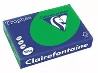 Een Clairefontaine Trophée Intens, gekleurd papier, A4, 160 g, 250 vel, bijartgroen koop je bij ShopXPress