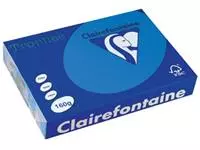 Een Clairefontaine Trophée Intens, gekleurd papier, A4, 160 g, 250 vel, turkoois koop je bij ShopXPress