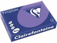 Een Clairefontaine Trophée Intens, gekleurd papier, A4, 160 g, 250 vel, violet koop je bij ShopXPress